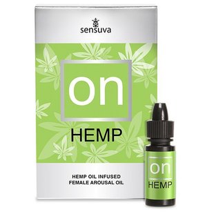 Збуджувальні краплі для клітора Sensuva - ON for Her Hemp Infused Arousal Oil (5 мл) з олією конопел SO3178 фото