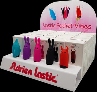 Набір вібраторів Adrien Lastic Promo Pack Pocket Vibe (25 шт + тестери) AD90505 фото