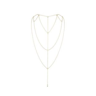 Ланцюжок для спини Bijoux Indiscrets Magnifique Back and Cleavage Chain - Gold, прикраса для тіла SO2657 фото